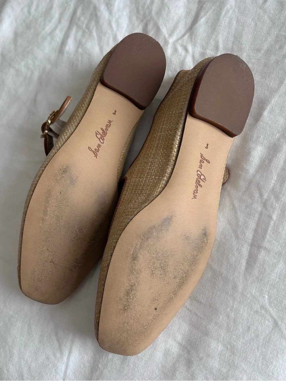 Sam Edelman Michaela Raffia Mary Jane Flats ~ Size 8 - Picture 5 of 7